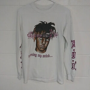 DEATH RACE FOR LOVE ROAMING MY MIND GRAPHIC LONG SLEEVE TEE SHIRT